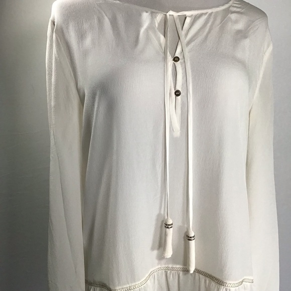 Calypso St Barth, 100% silk chiffon blouse , light and Breezy - Picture 2 of 4